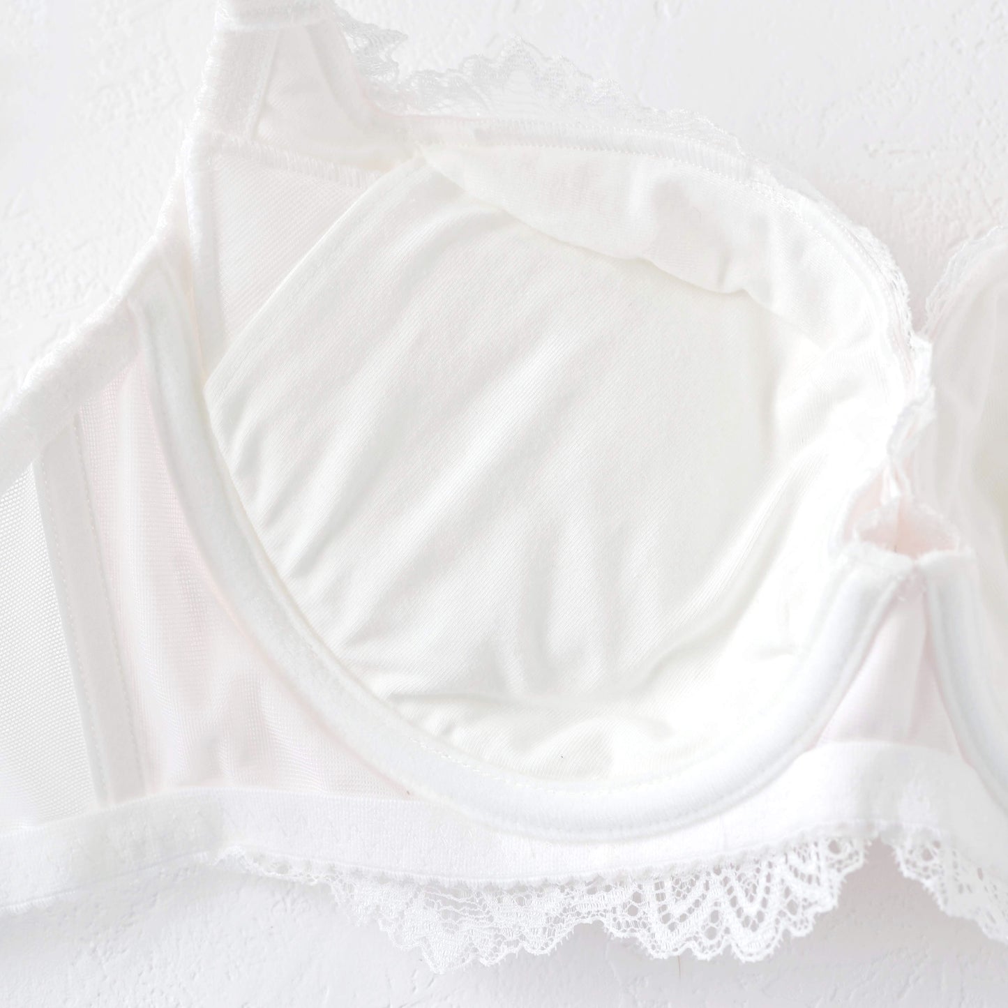 美胸ブラジャーホワイトVer(4枚セット)